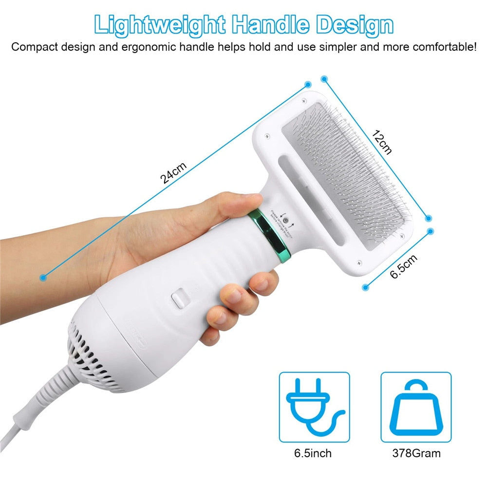 DryPro — 2-in-1 Dog Hair Dryer & Brush