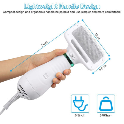 DryPro — 2-in-1 Dog Hair Dryer & Brush