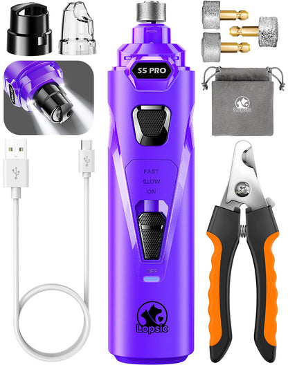 GrindSafe Pro — LED Dog Nail Grinder