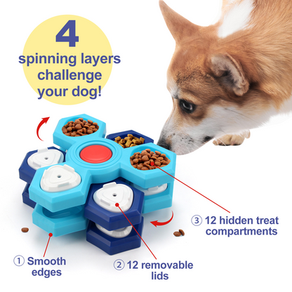 BrainBite — Interactive Dog Treat Puzzle Toy